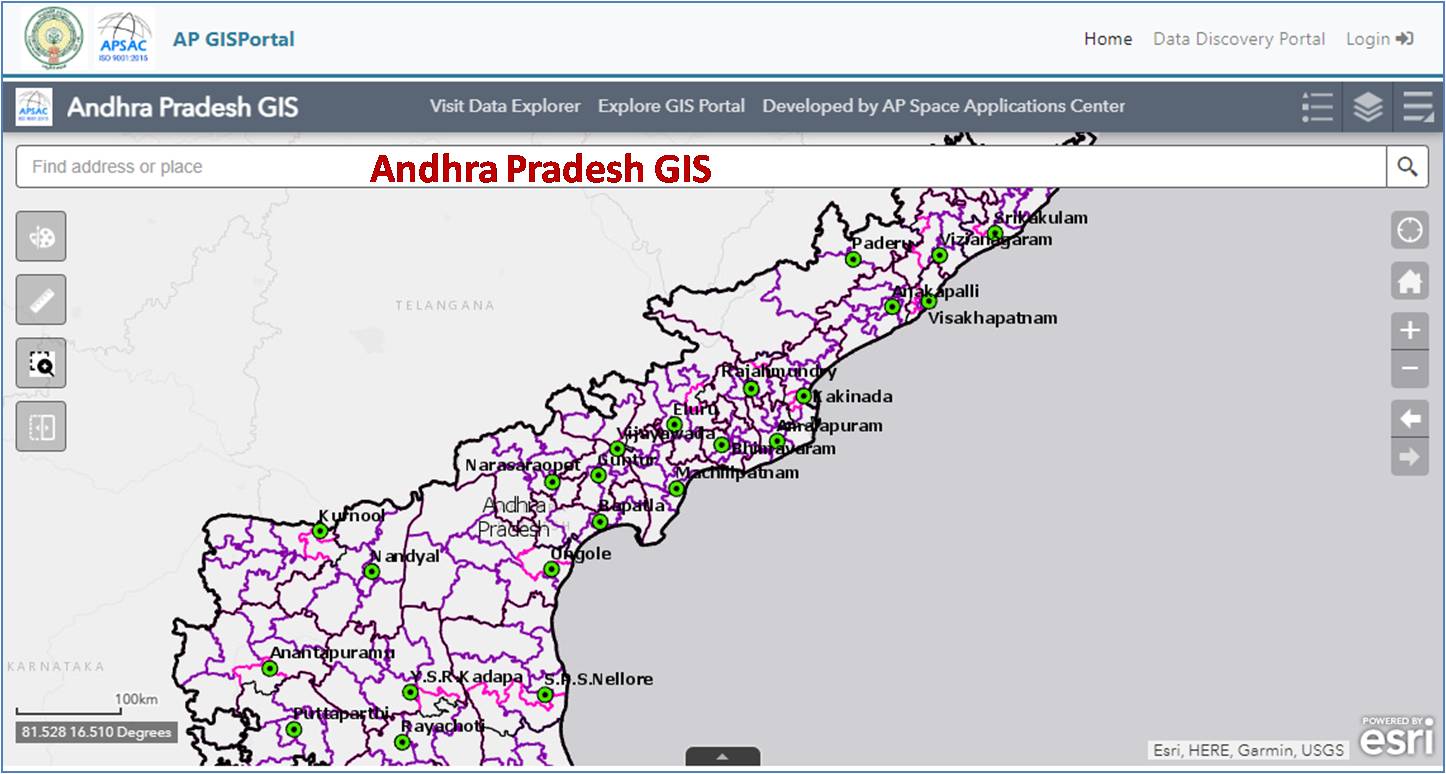 Andhra Pradesh Geographic information system