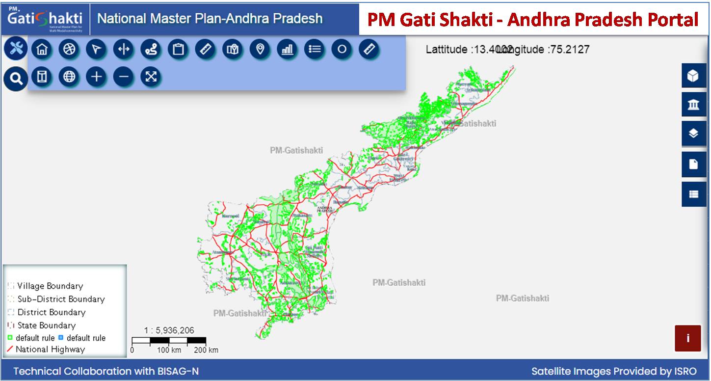 PM Gati Shakti - Andhra Pradesh Portal