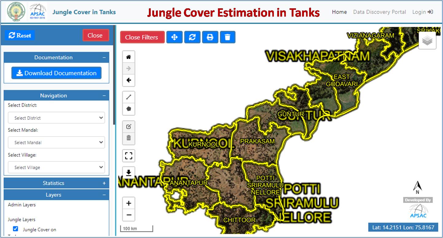 Jungle Cover Estimation in Tanks